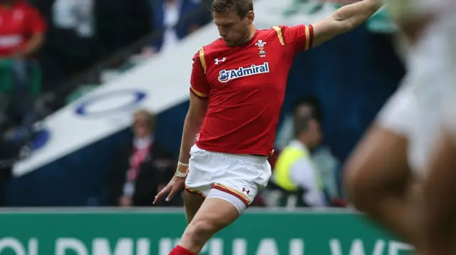 Dan Biggar of Wales