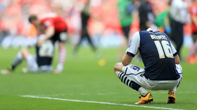 Mark Beevers looks dejected