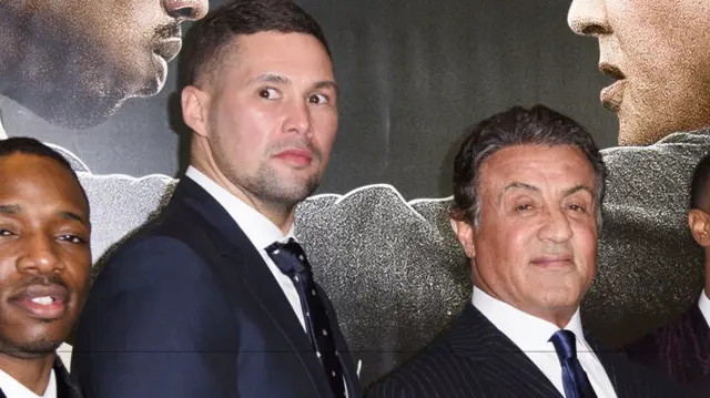 Tony Bellew and Sylvester Stallone