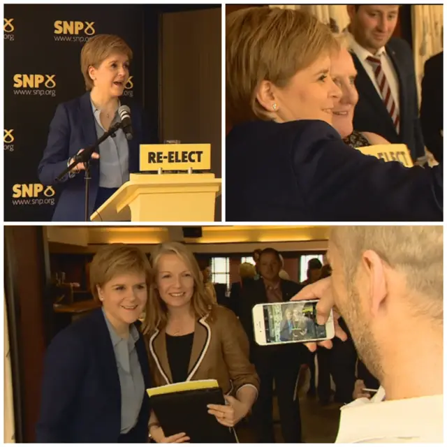 Nicola Sturgeon launches the SNP’s new business magazine, SNP Insight, in Aberdeen