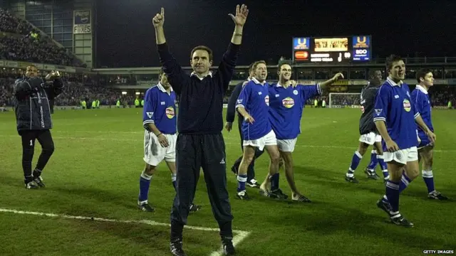 Martin O'Neill and players