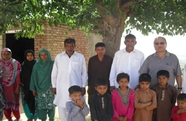 Family in Kashmir