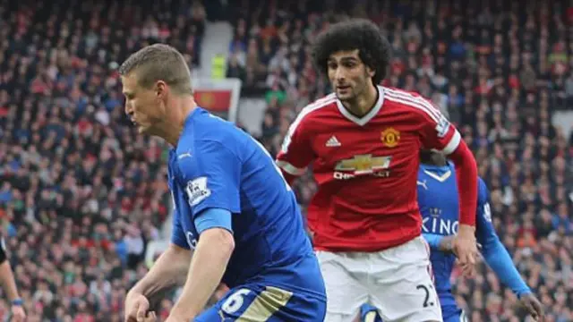 Marouane Fellaini and Robert Huth