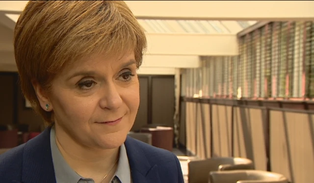 SNP leader Nicola Sturgeon