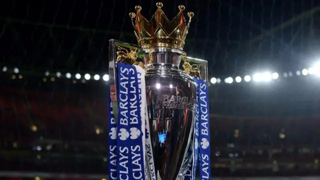 Premier League trophy