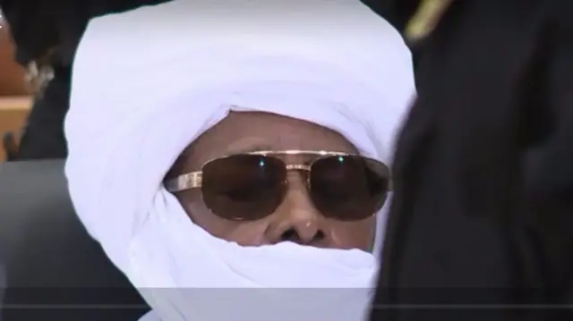 Habre listening to verdict