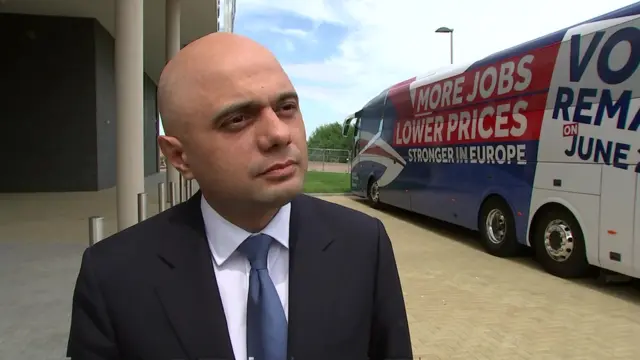 Business Secretary Sajid Javid