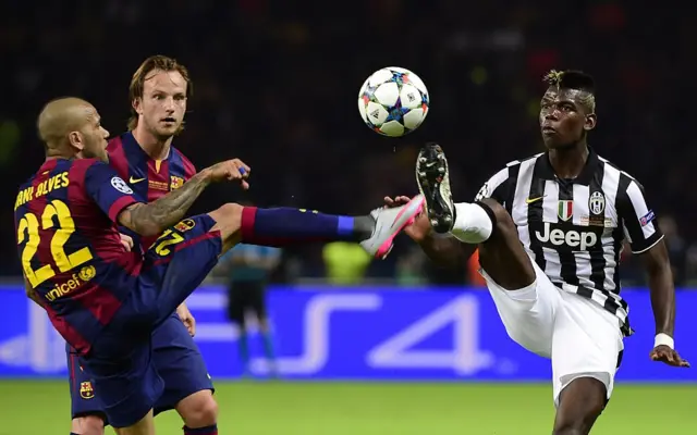 Dani Alves and Paul Pogba