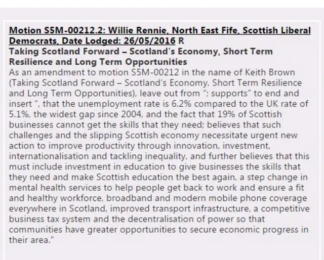 Willie Rennie amendment