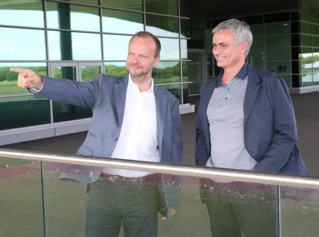 Ed Woodward and Jose Mourinho