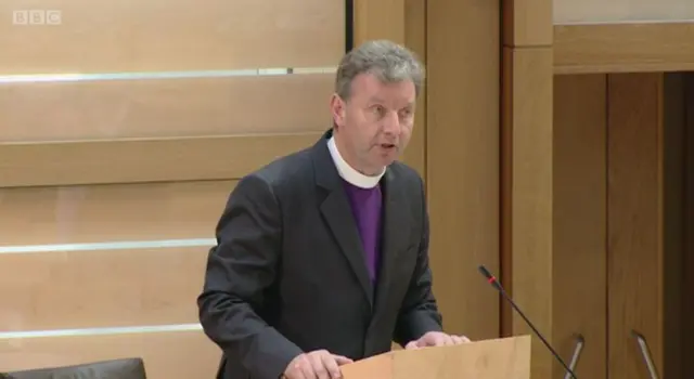 Reverend Neil Gardner who is minister at Edinburgh's Canongate Kirk