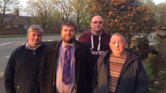 Allotment holders who attended last night's council meeting