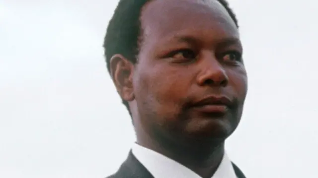 Colonel Jean-Baptiste Bagaza in 1984