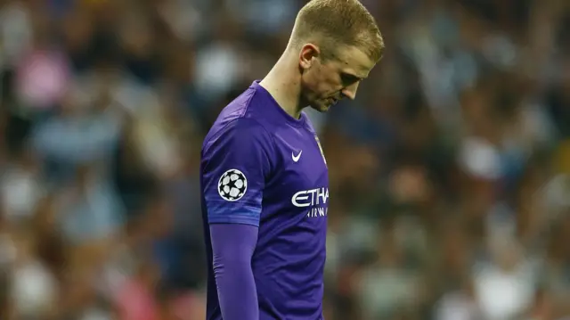 Joe Hart dejected