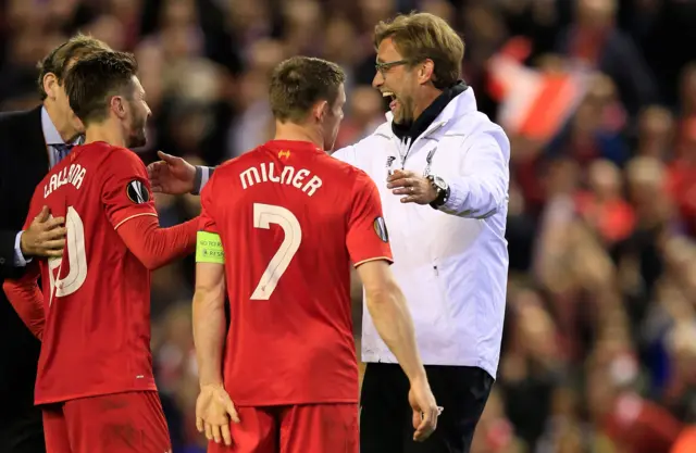 James Milner and Adam Lallana