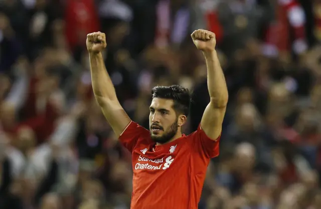 Emre Can celebrates