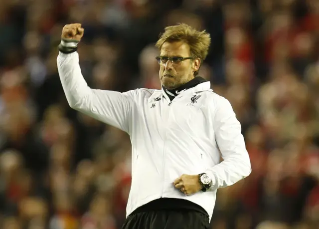 Klopp celebrates
