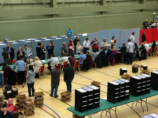 Count underway at Dundee for Dundee East and Dundee West seats