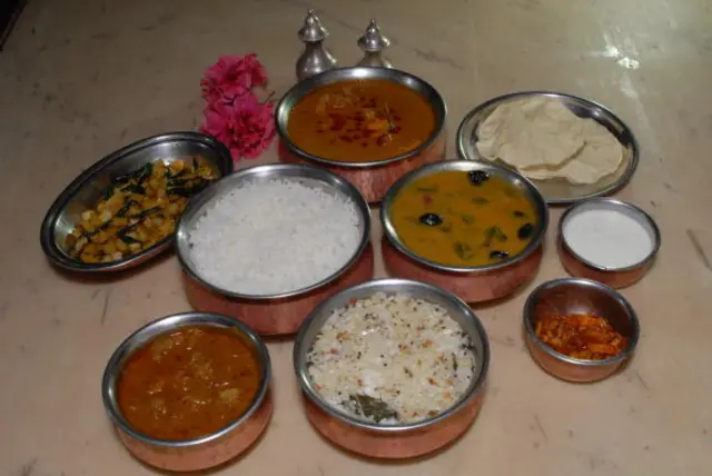 A selection of curries