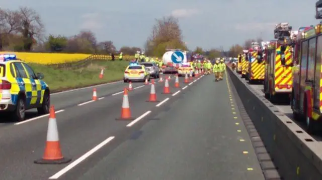The crash scene