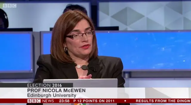 Professor Nicola McEwan from Edinburgh University
