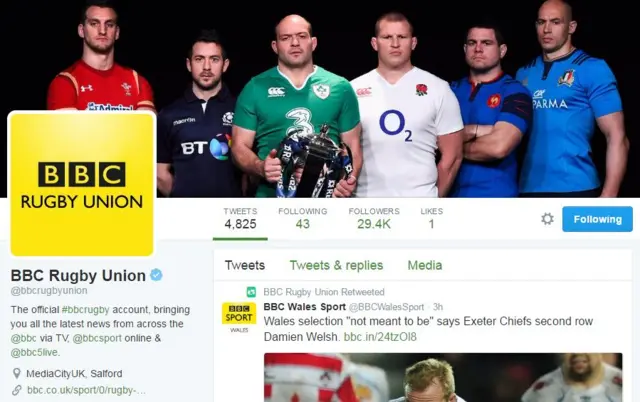 @bbcrugbyunion on Twitter