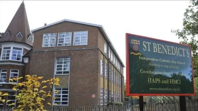 St Benedict's school in Ealing