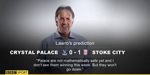 Palace v Stoke