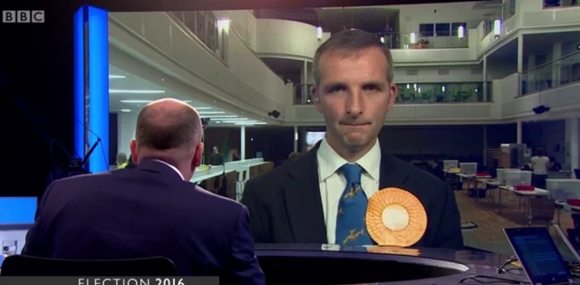 Lib Dem winnner Liam McArthur