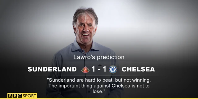 Sunderland v Chelsea