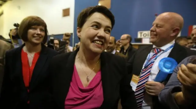 Scottish Conservative leader Ruth Davidson won a surprise victory over the SNP in Edinburgh Central