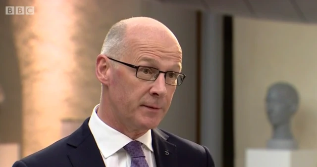 Deputy First Minister John Swinney