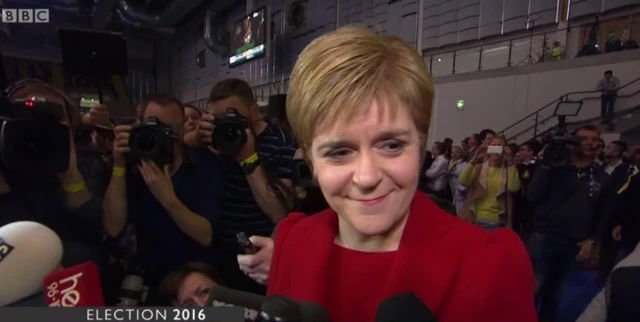 SNP leader Nicola Sturgeon