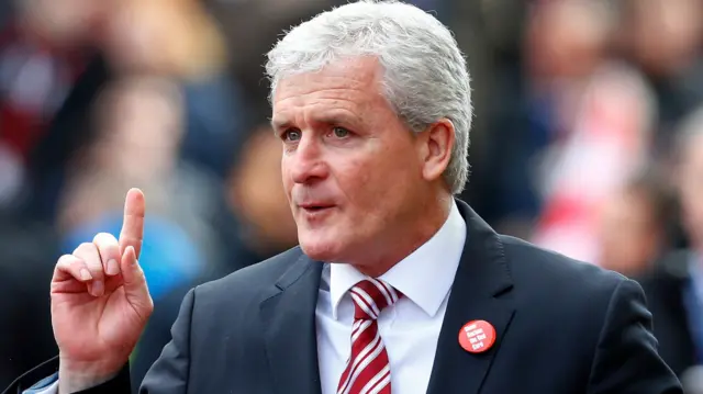 Stoke boss Mark Hughes