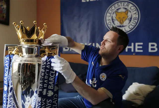 Premier League trophy