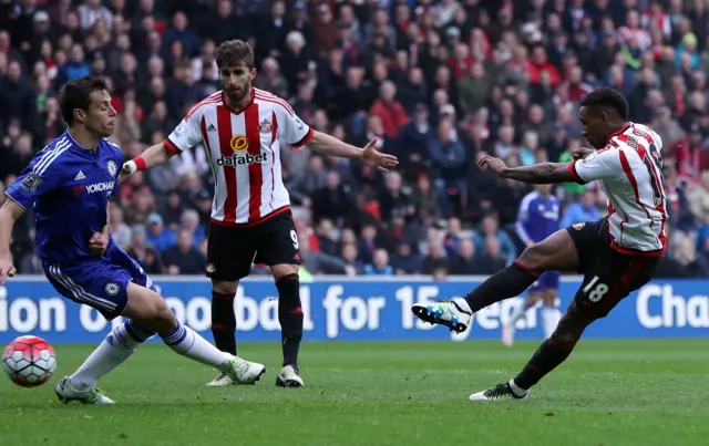 Jermain Defoe scores for Sunderland