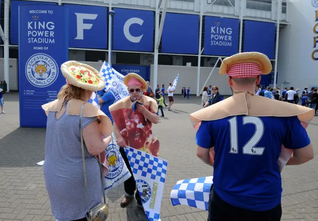 Leicester pizza fans