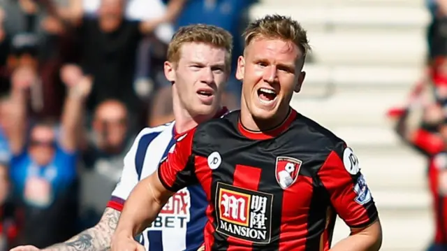 Matt Ritchie celebrates