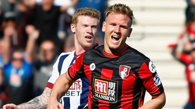 Matt Ritchie celebrates