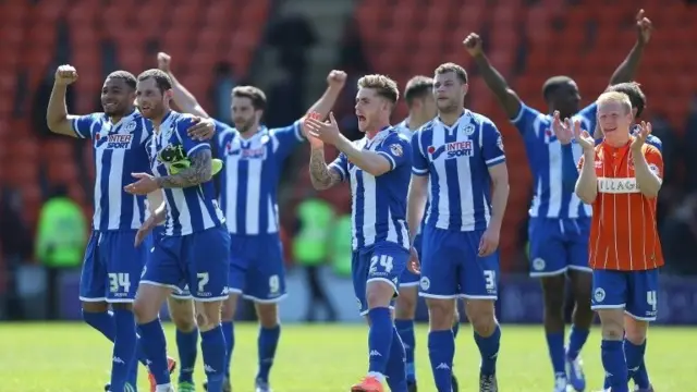 Wigan celebrate