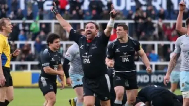 Andy Goode in action for Newcastle