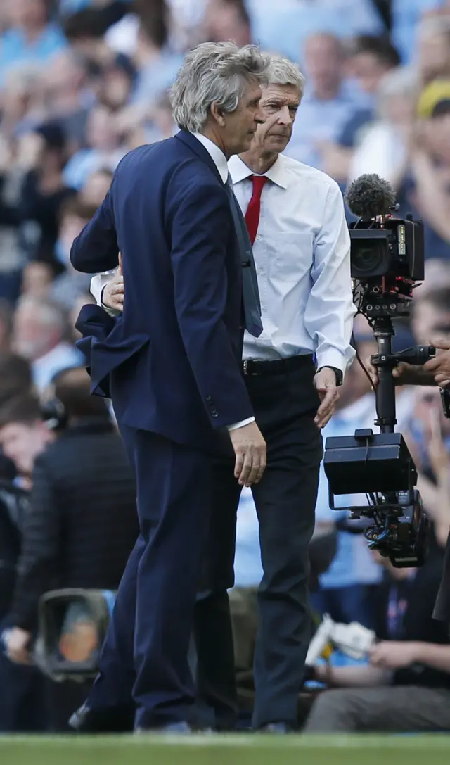 Manuel Pellegrini and Arsene Wenger