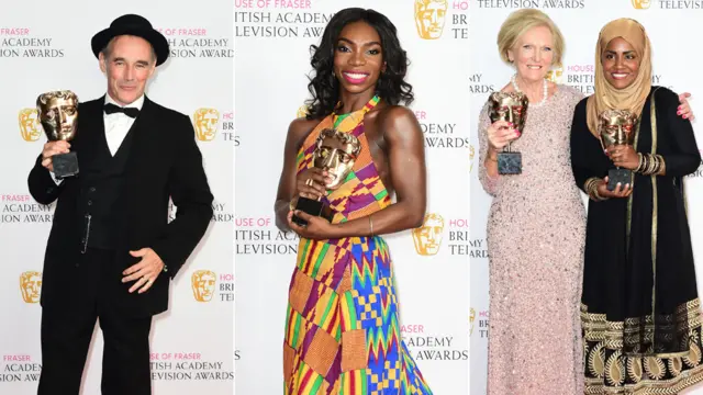 Mark Rylance, Michaela Coel, Mary Berry and Nadiya Hussain