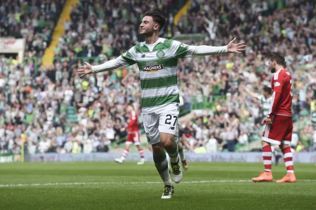 Celtic winger Patrick Roberts