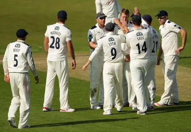 Yorkshire celebrate