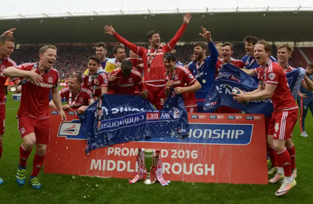 Middlesbrough celebrate