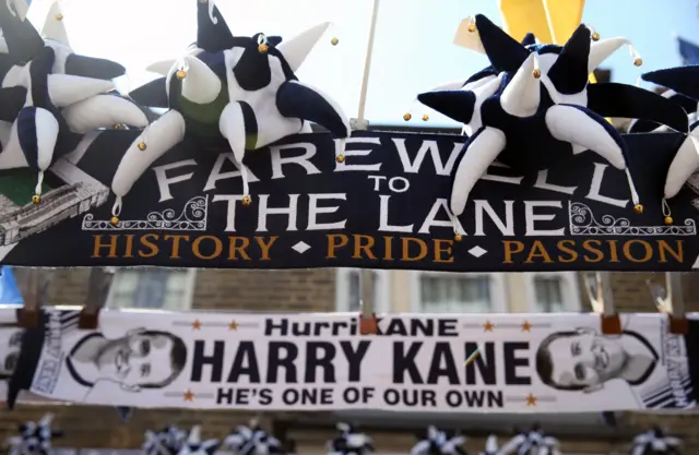 Tottenham fan merchandise sold pre-match