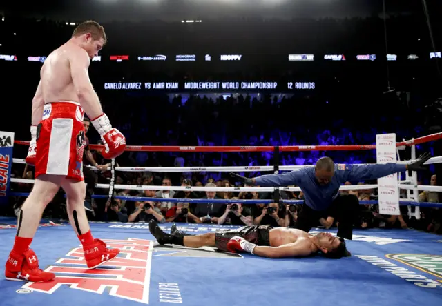 Canelo and Amir Khan