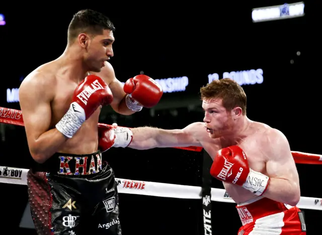 Amir Khan and Canelo