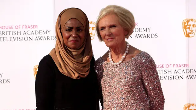 Nadiya Hussain and Mary Berry